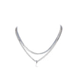 Load image into Gallery viewer, Layered Initial A-Z Pendant Necklaces for Men, Stainless Steel Letter Cuban Link Herringbone Chain Necklace Fashion Jewelry Gifts