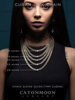 Load image into Gallery viewer, catonmoon Silver Chains for Men 18 Inch 925 Sterling Silver Chain 7mm Stainless Steel Necklace for Him Cuban Chains for Women Necklace for Men Gifts for Boyfriend Birthday Gift for Son
