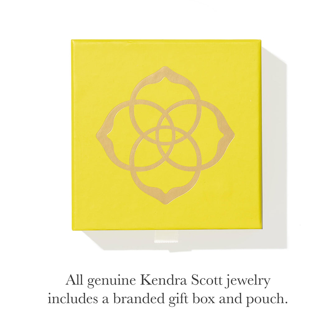 Kendra Scott Elisa Pendant Necklace for Women, Fashion Jewelry, 14k Gold-Plated, Rose Quartz