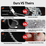 Load image into Gallery viewer, catonmoon Silver Chains for Men 18 Inch 925 Sterling Silver Chain 7mm Stainless Steel Necklace for Him Cuban Chains for Women Necklace for Men Gifts for Boyfriend Birthday Gift for Son
