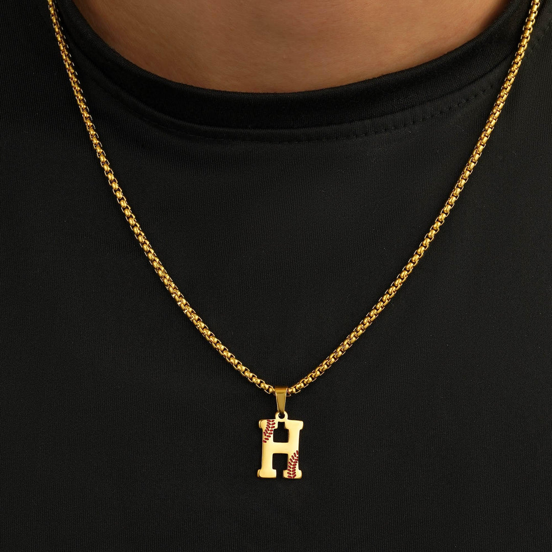 Stainless Steel Necklace for Women - Initial H Pendant Dainty Choker, Charm Ball Chain Non Tarnish Hypoallergenic, Personalized Birthday Gifts Trendy Jewelry